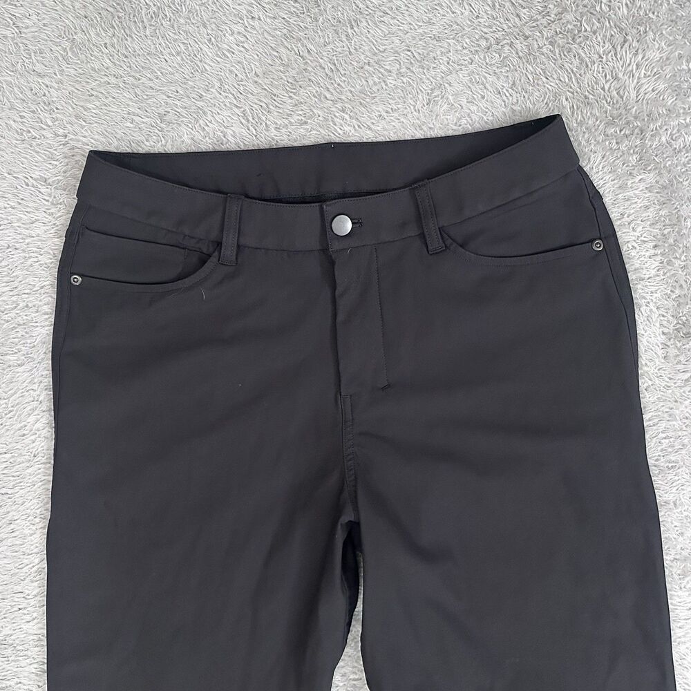 Lululemon Men’s ABC Relaxed Fit Pant Warpstreme LM5AXSS Black Size 29” X 29.5” - Picture 3 of 10